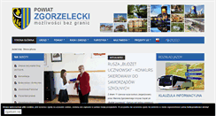 Desktop Screenshot of powiatzgorzelecki.pl